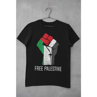เสื้อยืดผ้าฝ้าย Palestine ฟรี Palestine JELD