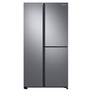 ตู้เย็น ตู้เย็น SBS SAMSUNG RS63R5581SL/ST 23.1 คิว สีเทา ตู้เย็น ตู้แช่แข็ง เครื่องใช้ไฟฟ้า SIDE-BY-SIDE REFRIGERATOR S