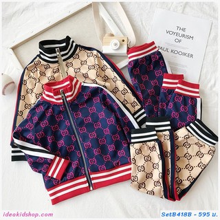 ภาพขนาดย่อของสินค้าชุดเสื้อกางเกง Gucci สินค้าเด็กคุณภาพจาก IdeaKidShop