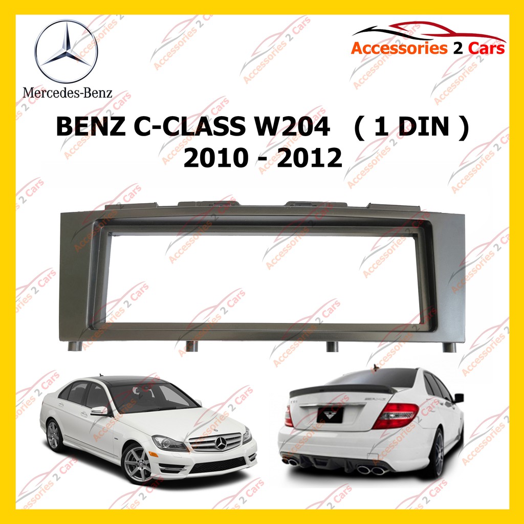 กรอบหน้าวิทยุbenz-c-class-w204-1-din-ปี-2010-2015-รหัสnv-be-007