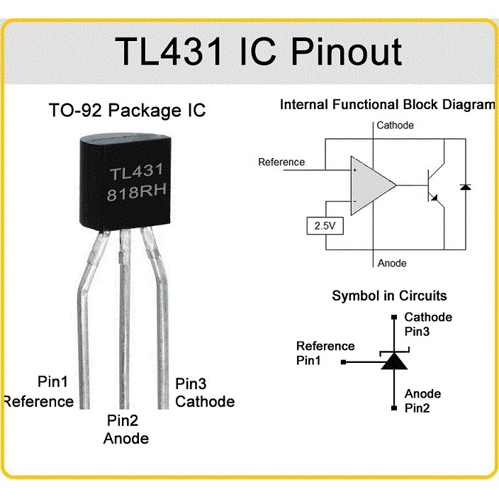 tl431-tl431a-to-92-voltage-adjustable-shunt-regulator-2-5v-36v-ไอซีปรับแรงดันไฟฟ้า-precision-references-iteams
