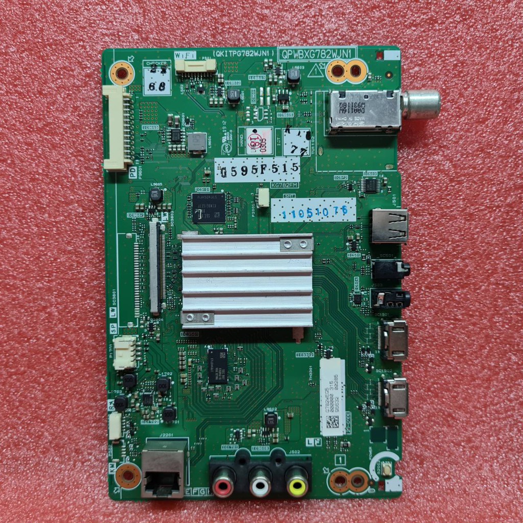 เมนบอร์ด MainBoard SHARP รุ่น 2T-C50AE1X พาร์ท QPWBXG782WJZZ อะไหล่แท้ ...