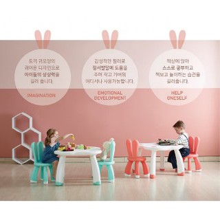 Kinkinkids Rabbit table set ชุดโต๊ะเขียนหนังสือเด็ก งานเกาหลีจ้า