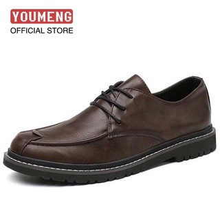 British Small Leather Shoes Fashion All-match Casual Leather Shoes Mens Business Leather Shoes