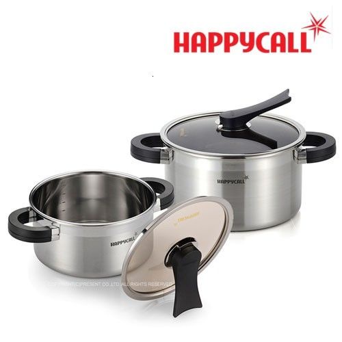 Original Happycall Stainless cooking Pots 2 Set / happy call korea
