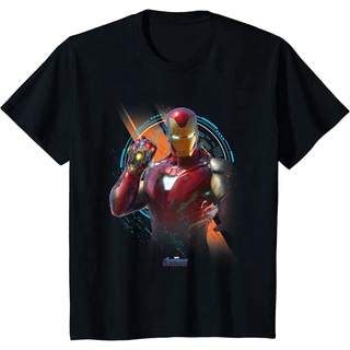 เสื้อยืด เสื้อยืดแขนสั้นลําลอง คอกลม พิมพ์ลาย Avengers Endgame Iron Man Time Travel สําหรับผู้ชาย