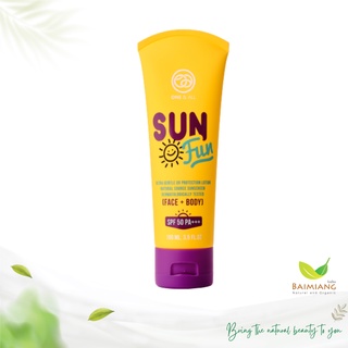 One &amp; All โลชั่นกันแดดสูตรอ่อนโยน SUN FUN SPF 50 PA+++ ขนาด 100 มล. (50410)