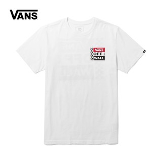 เสื้อยืดแขนสั้น พิมพ์ลาย VANS CHECKER แฟชั่นสําหรับผู้ชาย