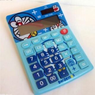 โดเรม่อน Doraemon เครื่องคิดเลข ขนาด 4.5x6 นิ้ว หน้าจอ 12 digit