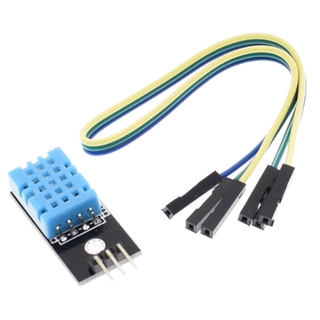 DHT11 โมดูลวัดอุณหภูมิและความชื้นสัมพัทธ์ Digital Temperature and Humidity Sensor DHT11 แบบ PCB พร้อมสายไฟ