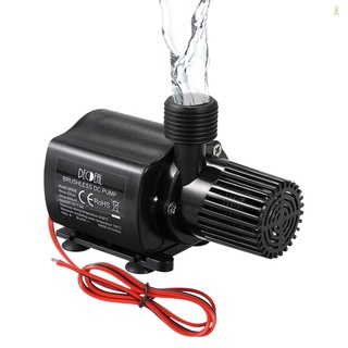 Flt DECDEAL ปั๊มน้ําไร้แปรงถ่าน DC12V เสียงเงียบมาก กันน้ํา 600L/H 7.5W Lift 9.84ft พร้อมสาย สําหรับตู้ปลา น้ําพุ