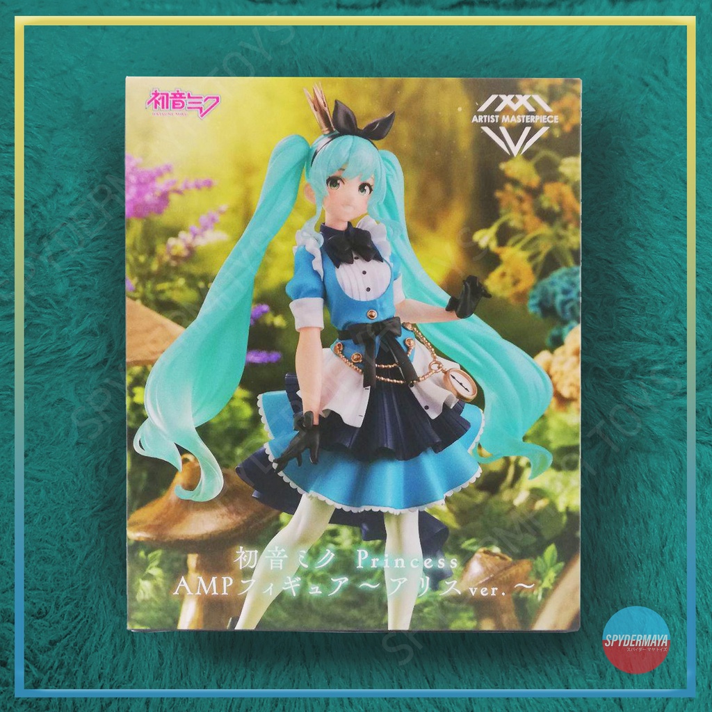 Taito Hatsune Miku Princess AMP Figure - Alice Variant, Multicolor, PVC, Model T83907 main image 1