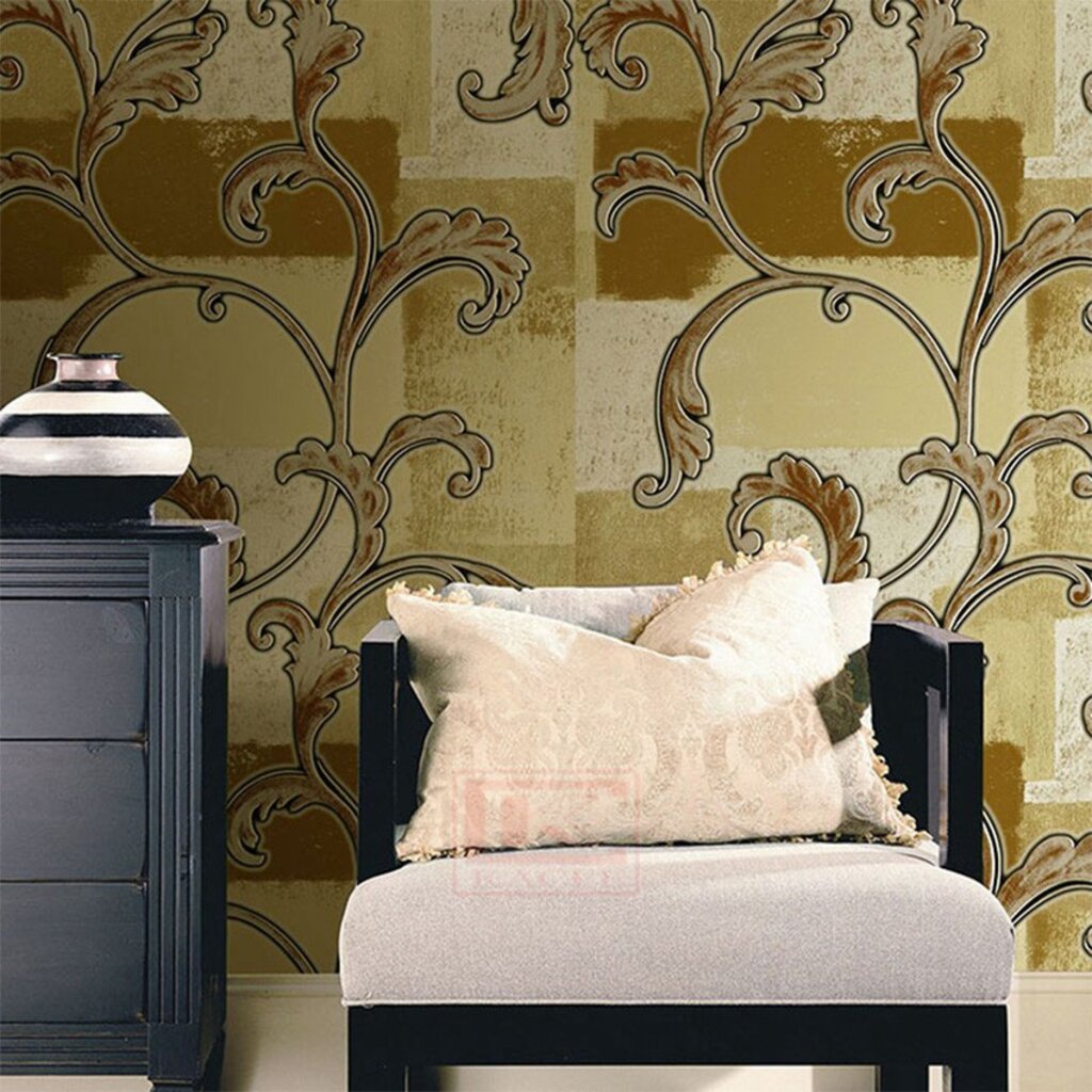 KACEE วอลเปเปอร์ Wallpaper วอลเปเปอร์ผนัง ยาว 10 เมตร ไวนิล หนา ลาย