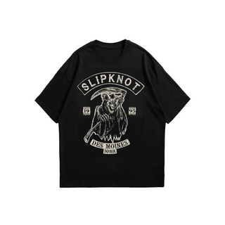 เสื้อยืดพิมพ์ลายแฟชั่น เสื้อยืด พิมพ์ลาย Slipknot des moines สไตล์วินเทจ พรีเมี่ยม สําหรับผู้ชาย และผู้หญิง