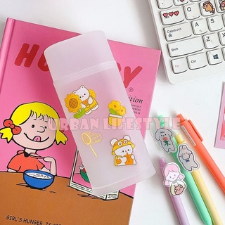 Pencil box กล่องดินสอ กล่องใส่ดินสอ กล่องใส่ปากกา กล่องใส่แว่นตา มินิมอล กล่องดินสอทรงกระบอก มูจิ Muji กล่องดินสอใส