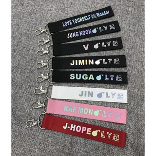 Bestprice 1920 Kpop Bts พวงกุญแจสายคล้องโทรศัพท์มือถือไนล่อนพวงกุญแจ