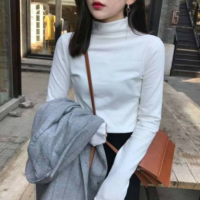 ภาพหน้าปกสินค้าเสื้อคอเต่า แขนยาวสไตล์เกาหลี จากร้าน ano_beautyshop บน Shopee
