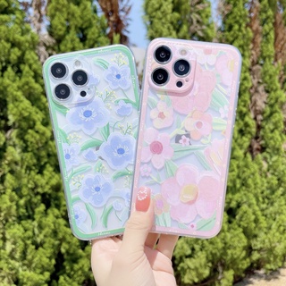 เคสโทรศัพท์มือถือแบบนิ่ม TPU ลายดอกไม้ สําหรับ Oppo Reno 7Z 7 Reno 6Z 6 Pro Reno 2F Reno 4 Pro Reno 5 Pro 4G 5G