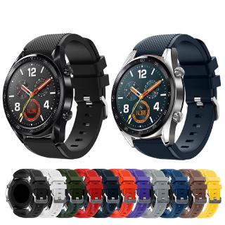 ภาพหน้าปกสินค้าสายนาฬิกาซิลิโคนสายรัดเข็มกลัดโลหะสำหรับ Honor Watch Magic Huawei Watch GT ซึ่งคุณอาจชอบราคาและรีวิวของสินค้านี้