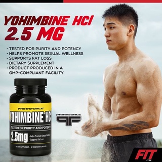 ภาพขนาดย่อของภาพหน้าปกสินค้า(ของแท้ พร้อมส่ง) Primaforce, Yohimbine HCl, 2.5 mg, 90 Capsules จากร้าน fitclubth บน Shopee ภาพที่ 3