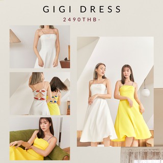 ETHEREAL GIGI DRESS เดรสสายเดี่ยวระบาย