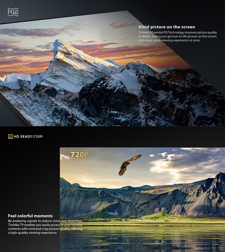 TOSHIBA 32V35MP ขนาด 32 นิ้ว ทีวี TV HD Wi-Fi Android TV Google assistant Voice Control Smart LED TV