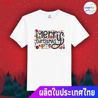 terdiny เสื้อยืดลำลอง เสื้อยืดคริสต์มาส เสื้อคริสต์มาส Christmas &amp; Happy New Year (MC146) Mens Womens T-shirts