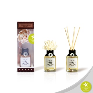 Aroma&amp;More  JASMINE ชุดน้ำหอมกระจายกลิ่น ให้กลิ่นหอมมะลิแรกแย้ม / Room Fragrance Diffuser 30/100ML 200ML REFILL