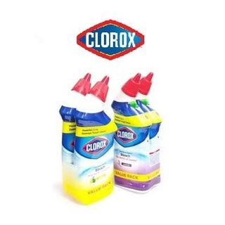 Clorox Liquid Toilet Bowl Cleaner with Bleach Remove Germs500 ml Clorox น้ำยาล้างห้องน้ำ ฆ่าเชื้อโรค 99.9%500 ml