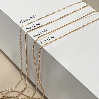 ภาพหน้าปกสินค้า[วันนี้ ! ใส่โค้ด 3F5G8S ลด 15%]A.piece สร้อยแสตนเลส [stainless steel] สร้อยเปล่า simple necklace ที่เกี่ยวข้อง