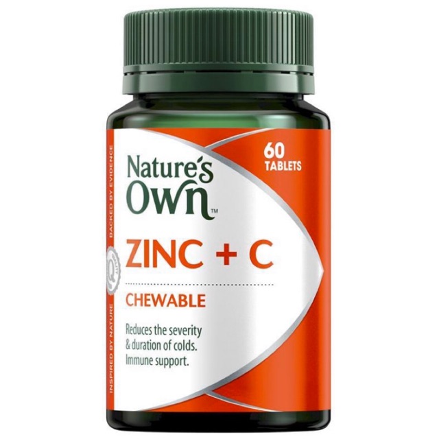 Nature's Own Zinc + C 60 Lozenges Shopee Thailand