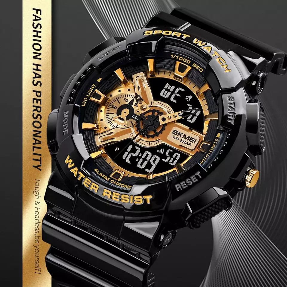 ภาพหน้าปกสินค้าSKMEI 1688 นาฬิกาข้อมือสองระบบ กันน้ำ 100% จากร้าน lifetimewatch บน Shopee