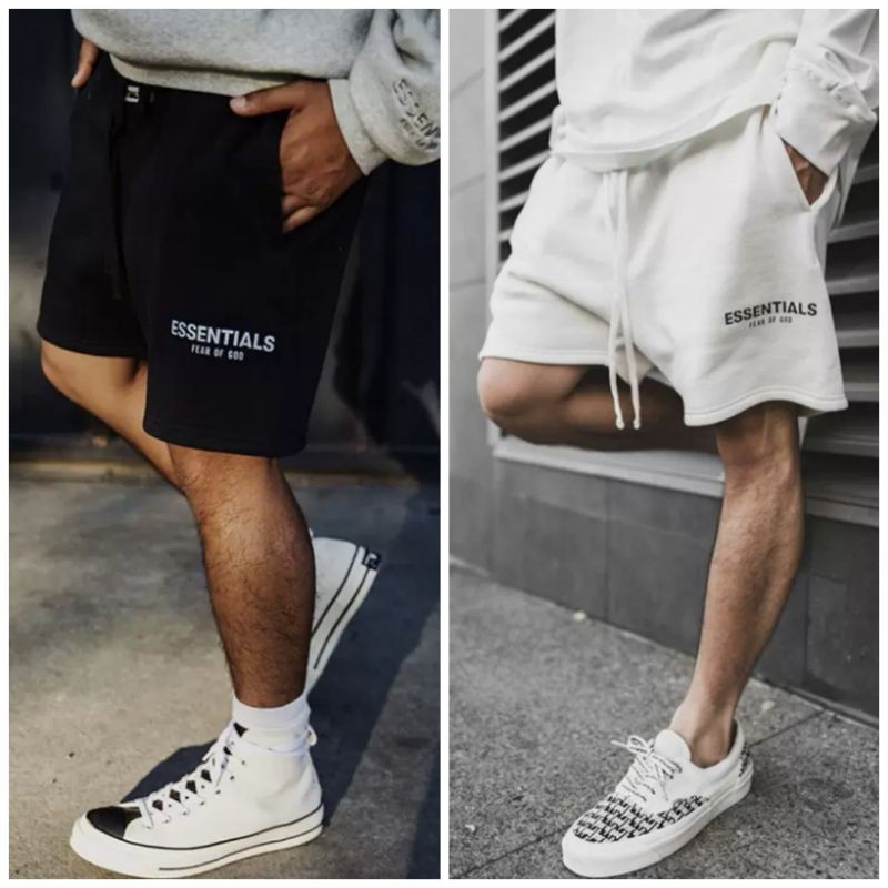 ภาพสินค้าไฮเอน Fog 3M reflective black white gray shorts essentials streamer sports pants จากร้าน nysocialclub บน Shopee ภาพที่ 7