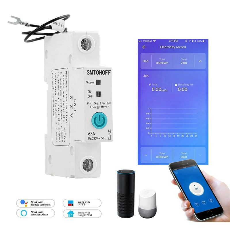 สมาร์ทมิเตอร์-ewelink-single-phase-din-rail-wifi-smart-energy-meter-power-consumption-kwh-meter-wattmeter