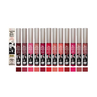 The balm Meet Matte Hughes long lasting liquid lipstick