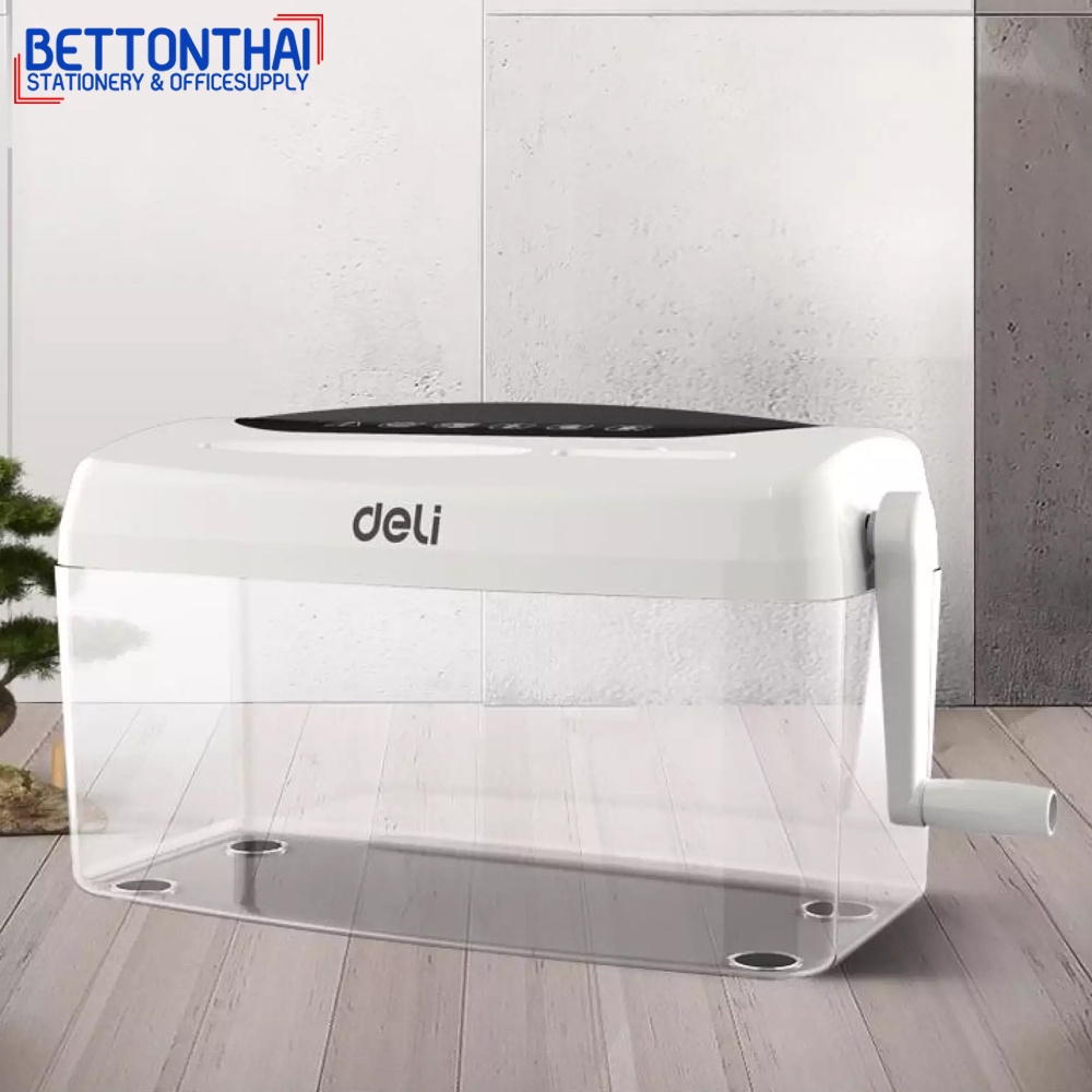 deli-9935-paper-shredder-เครื่องทำลายเอกสาร-แผ่นซีดี-บัตรเครดิต-แบบมือหมุน-ราคาสุดประหยัด-รับกระกัน-1-ปี-ยี่ห้อ-deli