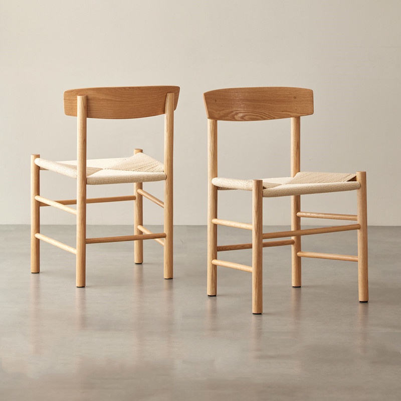 เก้าอี้j39chair-เก้าอี้ไม้ที่นั่งถักด้วยเชือก-dining-chair