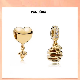 Pandora จี้เงิน 925 รูปผึ้ง เรียบง่าย เครื่องประดับ สําหรับผู้หญิง