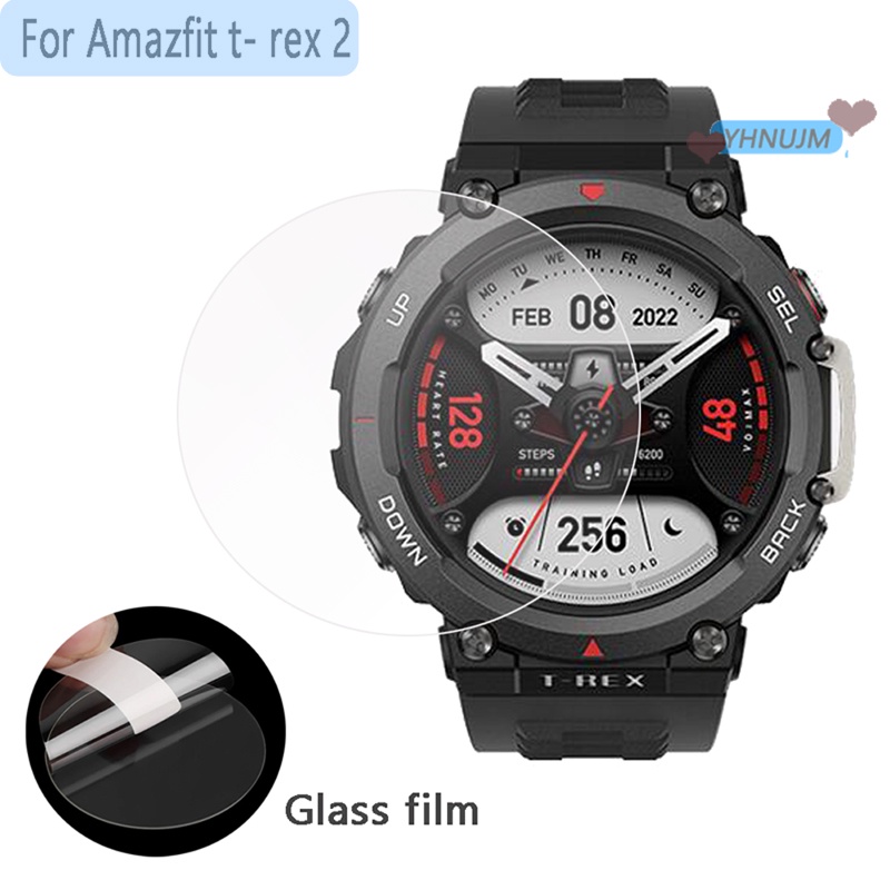 ภาพหน้าปกสินค้าสําหรับ Amazfit T-Rex 2 ฟิล์มกันรอยหน้าจอ ฟิล์มนาฬิกา กระจกนิรภัย ฟิล์มป้องกัน Amazfit T Rex Pro Smartwatch กรอบป้องกัน