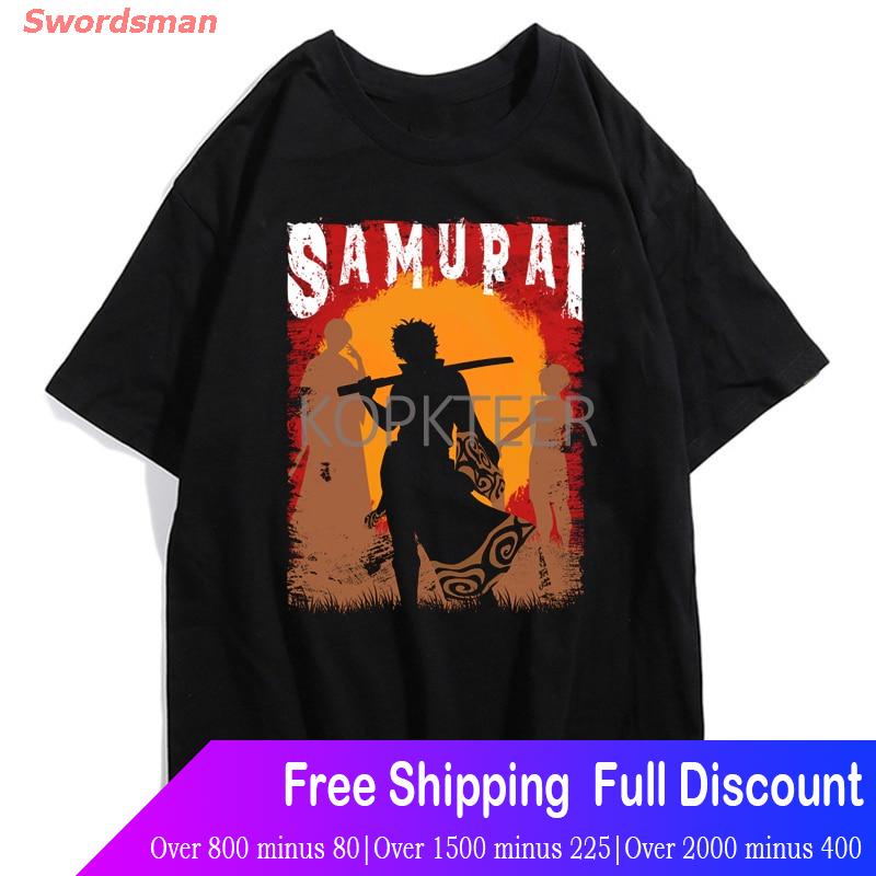swordsman-เสื้อยืดแขนสั้น-เสื้อยืดแขนสั้นพิมพ์ลายกราฟฟิก-gintama-sakata-gintoki-ullzang-สําหรับผู้ชาย-sports-t-shirt