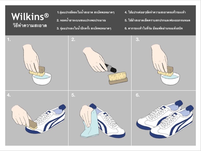 ภาพหน้าปกสินค้าWilkins Deep Clean Blck Edition  น้ำยาขัดรองเท้าเข้มข้นกว่าเดิม 5 เท่า จากร้าน pondpaphatwutthisak บน Shopee
