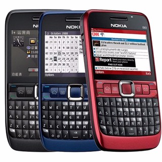 โทรศัพท์มือถือโนเกียปุ่มกด NOKIA E63  (สีน้ำเงิน) 3G/4G  รุ่นใหม่2020
