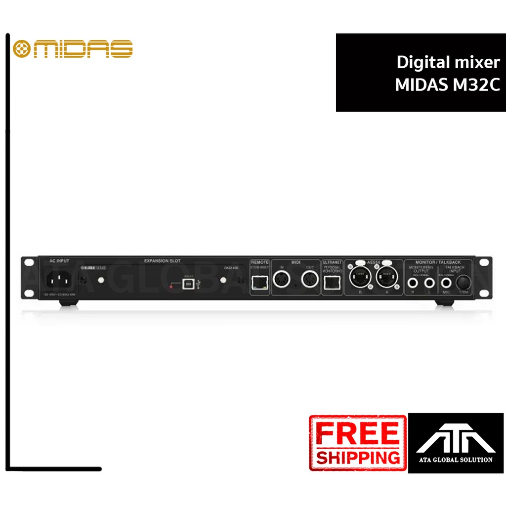 midas-m32c-เครื่องผสมสัญญาณเสียง-ดิจิตอล-40-ชาแนล-25-บัส-เครื่องผสมสัญญาณเสียง-ดิจิตอล-midas-m32c-40-ชาแนล-25-บัส-digita