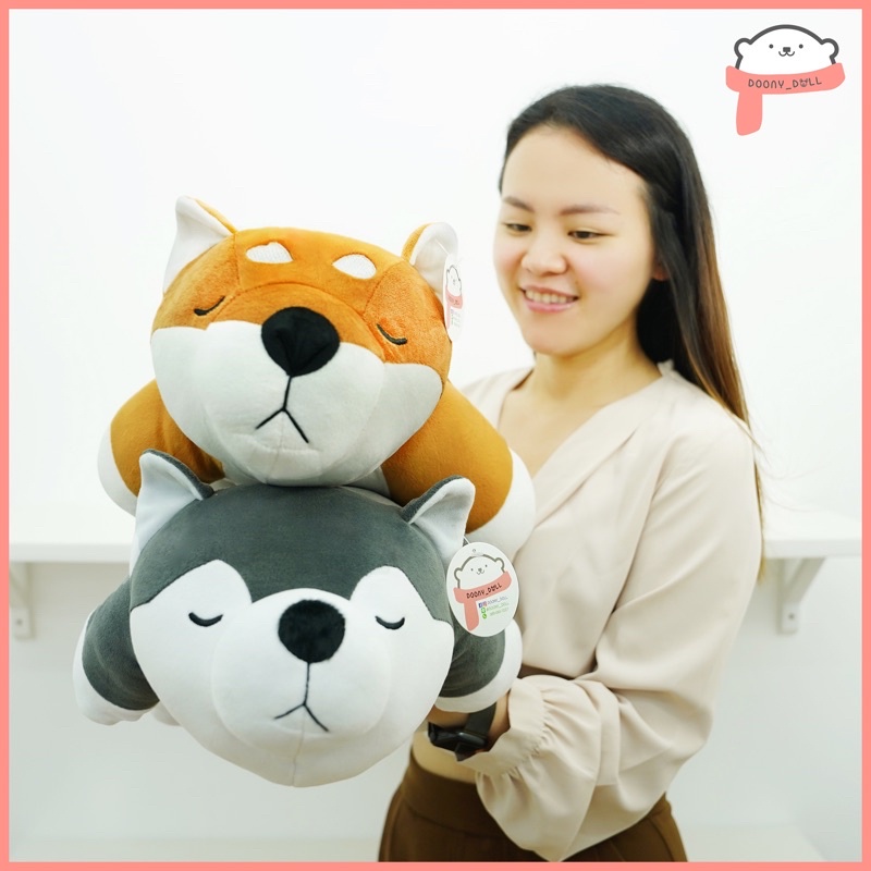 ตุ๊กตา-หมาชิบะ-หมาไซบีเรียน-55cm-วิธีวัดดูในคลิปวีดีโอจ้า