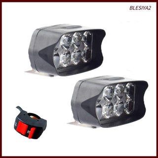 [Bigsale] ไฟสปอตไลท์ 6500K 8 Leds กันน้ํา 12V สําหรับรถจักรยานยนต์