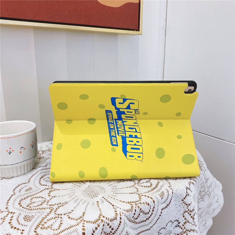 พร้อมส่ง-เคสไอแพด-spongebob-มีที่เก็บปากกา-ipad-air-5-ipad-10-2-gen-9-ipad-pro-11-ipad-air-4-ipad-mini-4-5