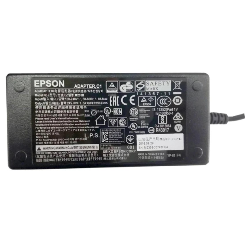 พรีออเดอร์รอ10วัน-epson-adaptor-มือสองใช้สำหรับ-เครื่องพิมพ์ใบเสร็จ-pos-slip-printer-24v-3pin