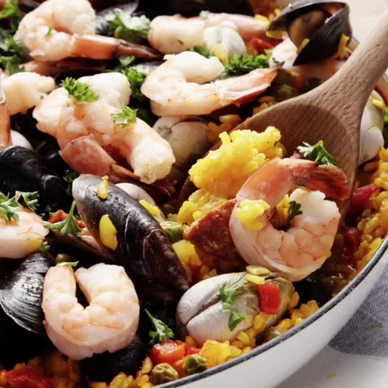 ลา ฟาเญลา ข้าวบอมบา 1กก, 500กรัม - Paella Rice Arroz Bomba from Spain ...