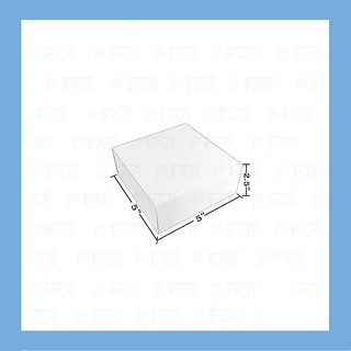 กล่องเค้กชิ้น ขนาด 5x5x2.5 นิ้ว (100 ใบ) MS012E_INH101