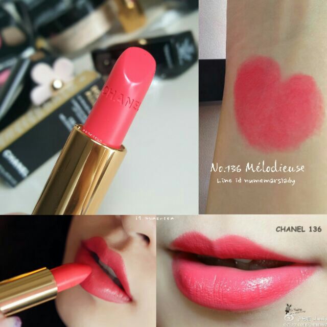 No.136💄Chanel Rouge Allure Luminous Intense Lip Colour